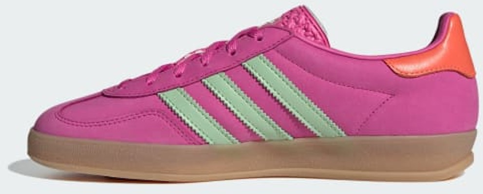 adidas Gazelle Indoor 'Semi Lucid Fuchsia Green' JI2718 Details for adidas Gazelle Indoor 'Semi Lucid Fuchsia Green' JI2718