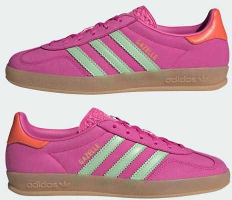 adidas Gazelle Indoor 'Semi Lucid Fuchsia Green' JI2718 Sizing adidas Gazelle Indoor 'Semi Lucid Fuchsia Green' JI2718