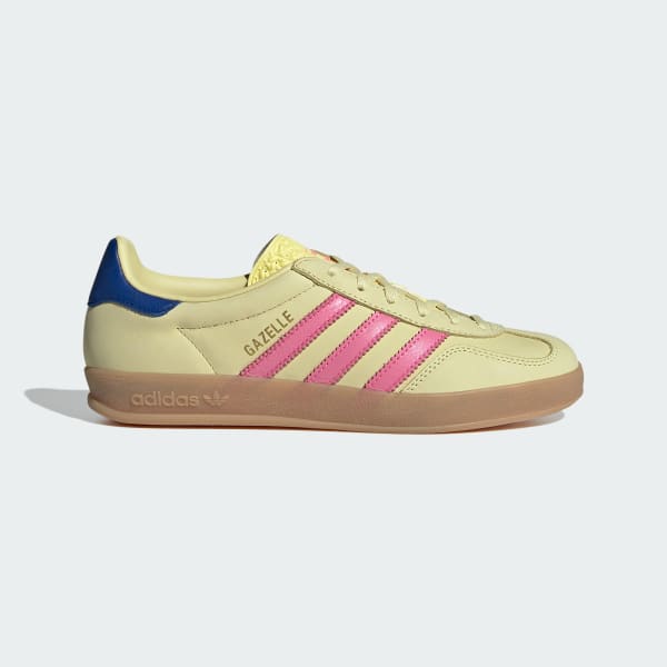 (Women) adidas Gazelle Indoor 'Powder Yellow Lucid Pink' JI2719