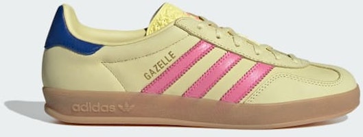 (Women) adidas Gazelle Indoor 'Powder Yellow Lucid Pink' JI2719 (Women) adidas Gazelle Indoor 'Powder Yellow Lucid Pink' JI2719