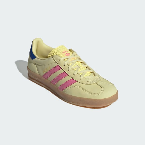 Purchase (Women) adidas Gazelle Indoor 'Powder Yellow Lucid Pink' JI2719