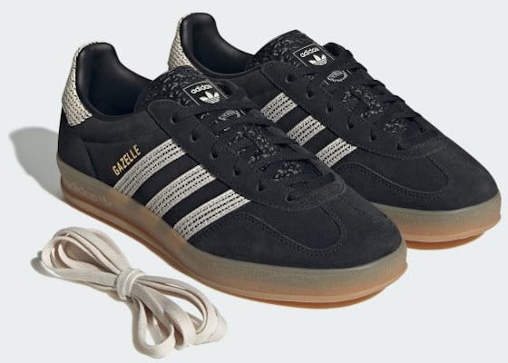 (Women) adidas Gazelle Indoor 'Black Wonder White Gum' JI2755 1