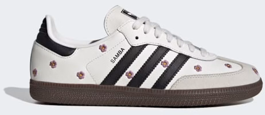 (Women) adidas Samba OG 'White Floral Embroidery' IF4398 Buy (Women) adidas Samba OG 'White Floral Embroidery' IF4398