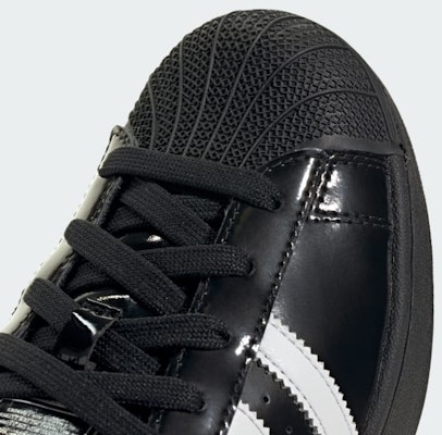 (Women) adidas Superstar 2 'Black White Patent Leather' JH7756 2