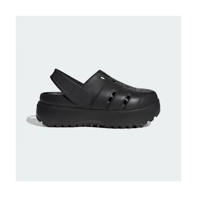 (W) adidas Adilette Platform Clog 'Triple Black'