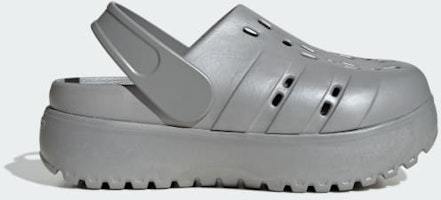 (Women) adidas Adilette Clog Platform 'Silver Metallic' JQ9879 (Women) adidas Adilette Clog Platform 'Silver Metallic' JQ9879