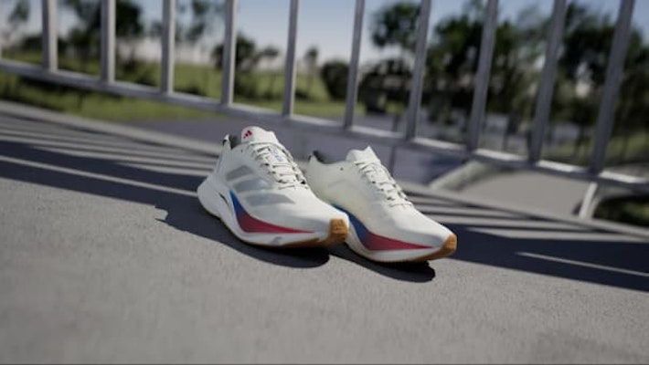 (Women) adidas Adizero Boston 12 'White Matte Silver Pure Ruby' JI4480 Order (Women) adidas Adizero Boston 12 'White Matte Silver Pure Ruby' JI4480