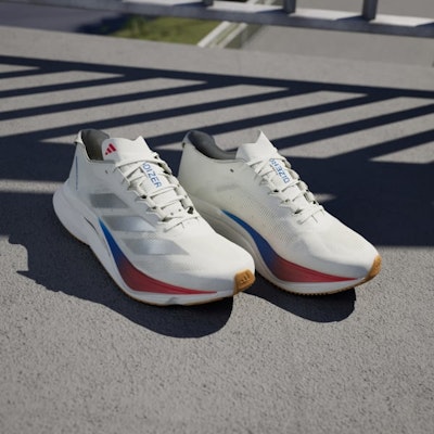 (Women) adidas Adizero Boston 12 'White Matte Silver Pure Ruby' JI4480 Purchase (Women) adidas Adizero Boston 12 'White Matte Silver Pure Ruby' JI4480