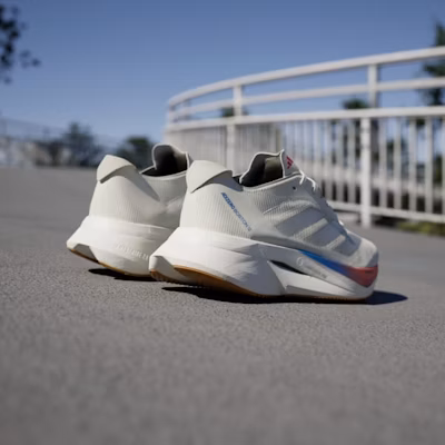 (Women) adidas Adizero Boston 12 'White Matte Silver Pure Ruby' JI4480 Details for (Women) adidas Adizero Boston 12 'White Matte Silver Pure Ruby' JI4480