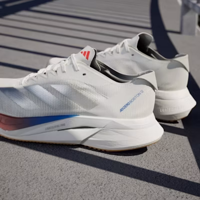 (Women) adidas Adizero Boston 12 'White Matte Silver Pure Ruby' JI4480 2