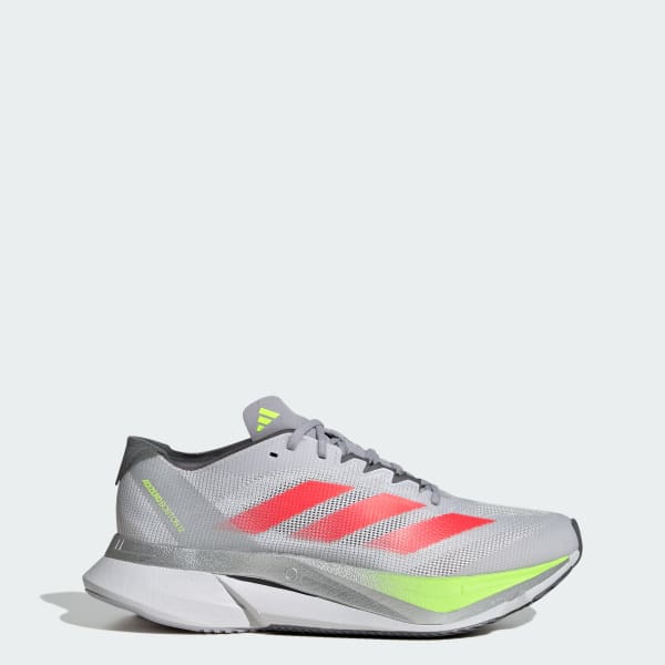 (Women) adidas Adizero Boston 12 'Dash Grey Lucid Red Lucid Lemon' JI4473