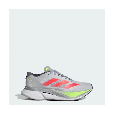 (W) adidas Adizero Boston 12 'Dash Grey Lucid Red Lucid Lemon'