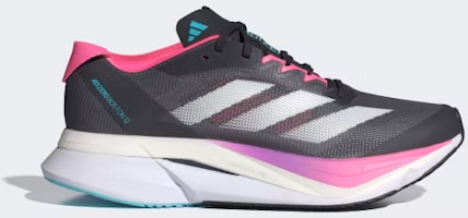 (Women) adidas Adizero Boston 12 'Grey Lucid Pink' JI4481 (Women) adidas Adizero Boston 12 'Grey Lucid Pink' JI4481