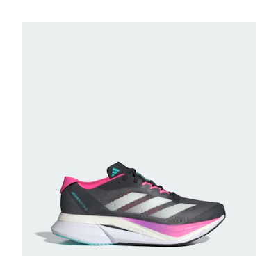 (W) adidas Adizero Boston 12 'Grey Lucid Pink'
