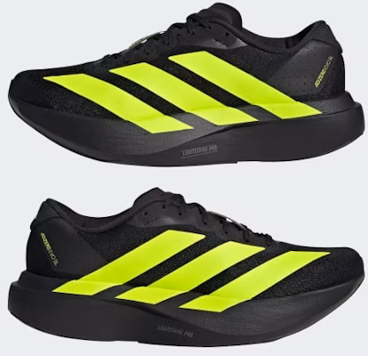 (Women) adidas Adizero EVO SL 'Core Black Lucid Lemon' JR5842 Cheap (Women) adidas Adizero EVO SL 'Core Black Lucid Lemon' JR5842