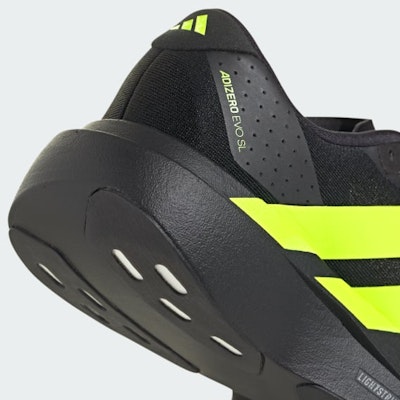 (Women) adidas Adizero EVO SL 'Core Black Lucid Lemon' JR5842 1