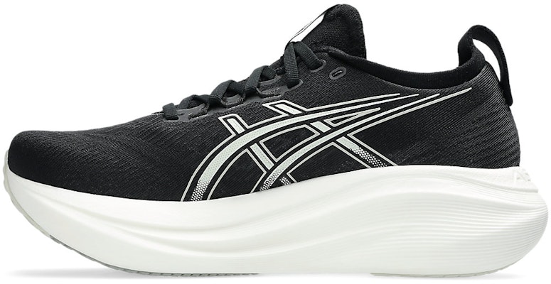 (Women) ASICS Gel Nimbus 27 Wide 'Black Lake Grey' 1012B752-002 Shop (Women) ASICS Gel Nimbus 27 Wide 'Black Lake Grey' 1012B752-002