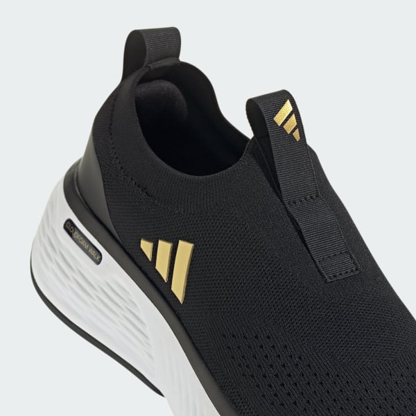 (W) adidas Cloudfoam Go Sock 'Black White Matte Gold' 圖 9