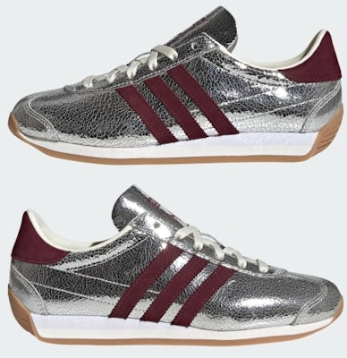 (Women) adidas Country OG 'Silver Metallic Maroon' JQ5111 Cheap (Women) adidas Country OG 'Silver Metallic Maroon' JQ5111