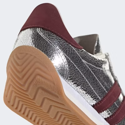 (Women) adidas Country OG 'Silver Metallic Maroon' JQ5111 1