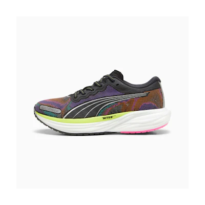 (W) Puma Deviate Nitro 2 'Black Lime Poison Pink'