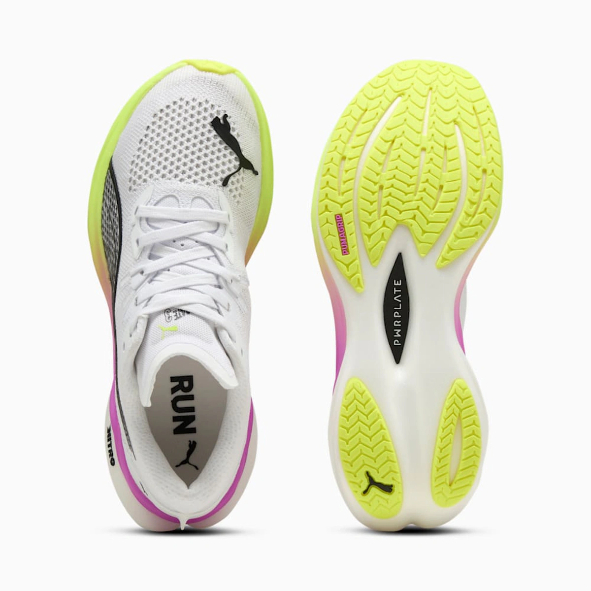 (Women) Puma Deviate Nitro 3 'White Pure Magenta'