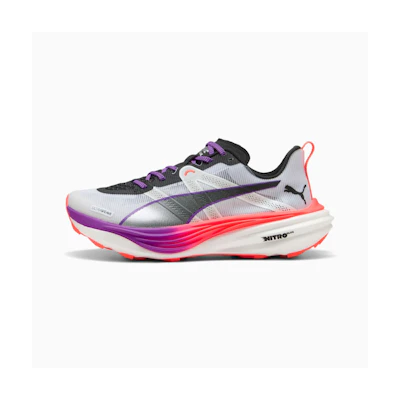 (W) Puma Deviate Nitro Elite Trail 'White Glowing Red Pure Magenta'