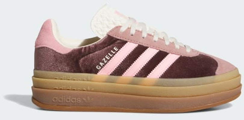 (Women) adidas Gazelle Bold 'Shadow Brown Glow Pink Velvet' JQ5143 Buy (Women) adidas Gazelle Bold 'Shadow Brown Glow Pink Velvet' JQ5143