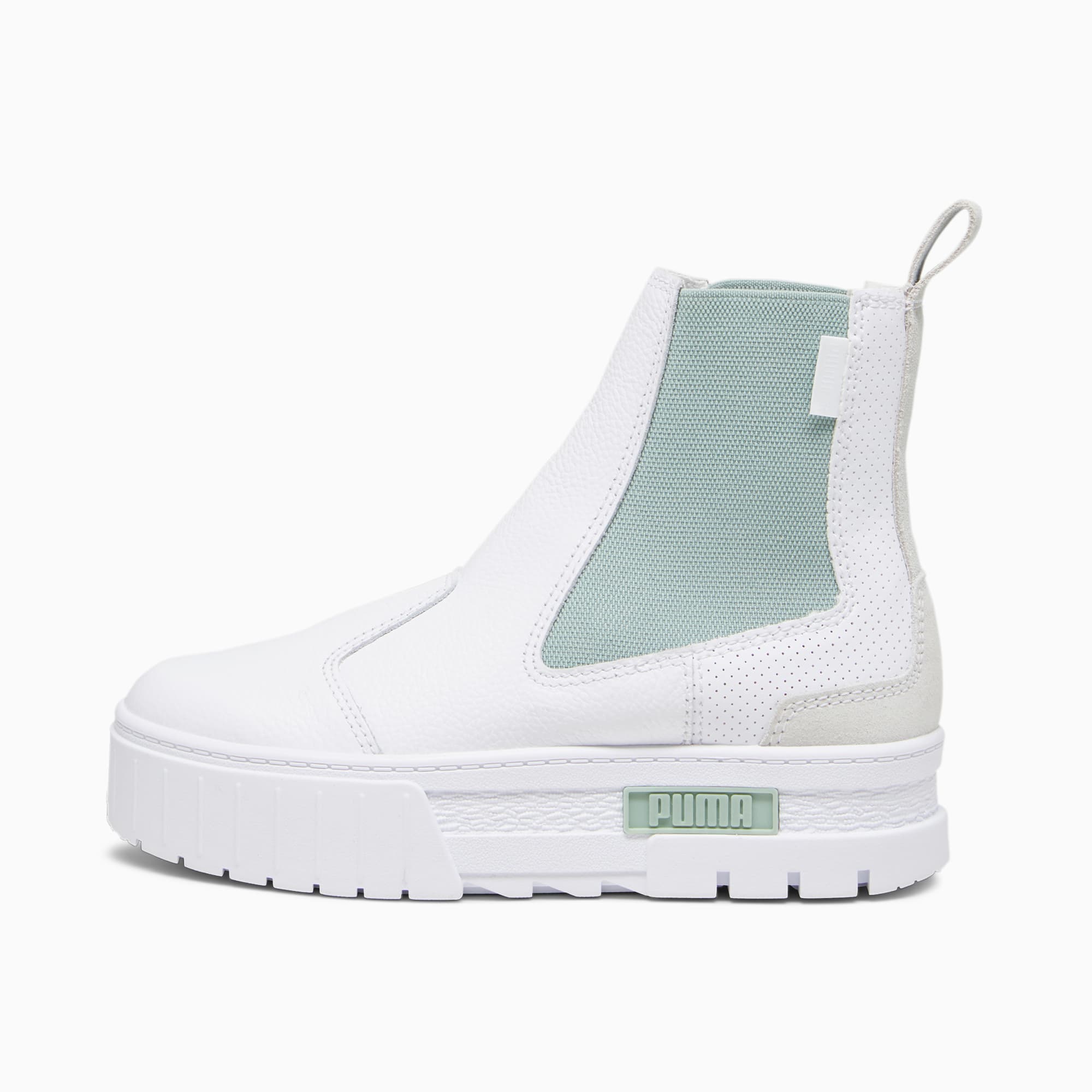 (Women) Puma Mayze Chelsea Luxe 'White Mint' 393092-01