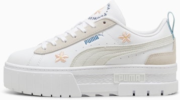 (Women) Puma Mayze 'Floral Embroidery - White Vapor Grey' 399674-02 (Women) Puma Mayze 'Floral Embroidery - White Vapor Grey' 399674-02