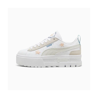 (W) Puma Mayze 'Floral Embroidery - White Vapor Grey'