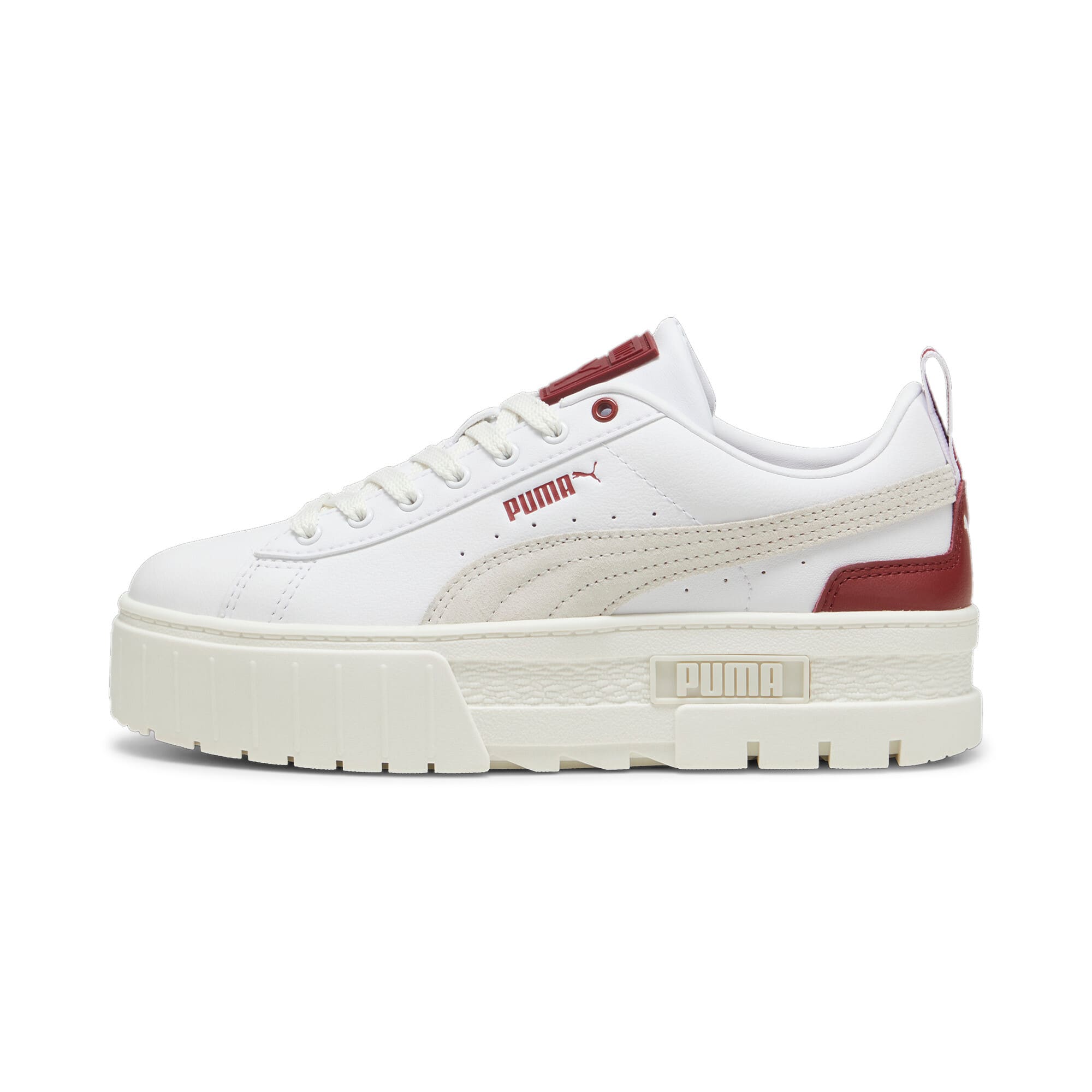 (W) Puma Mayze 'White Intense Red'