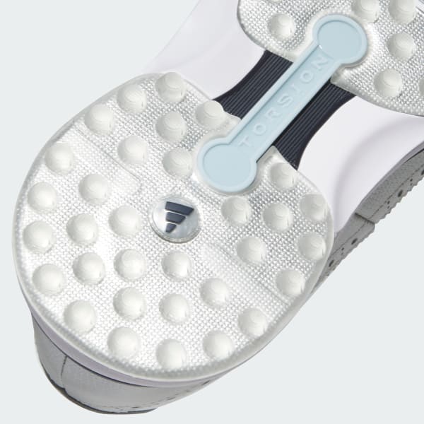 (W) adidas MC Zoysia Spikeless Golf Silver Metallic Cloud White Collegiate Navy 圖 8