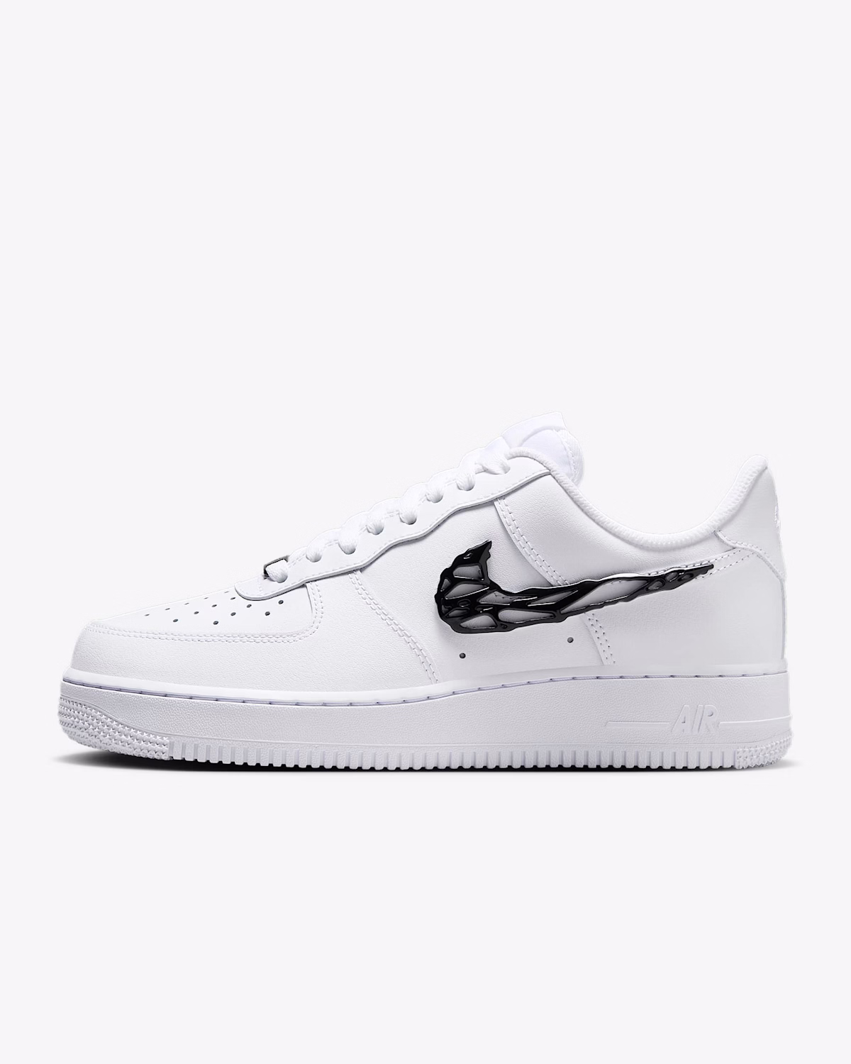 (Women) Nike Air Force 1 '07 LX 'Molten Metal Swoosh Pack - Black'