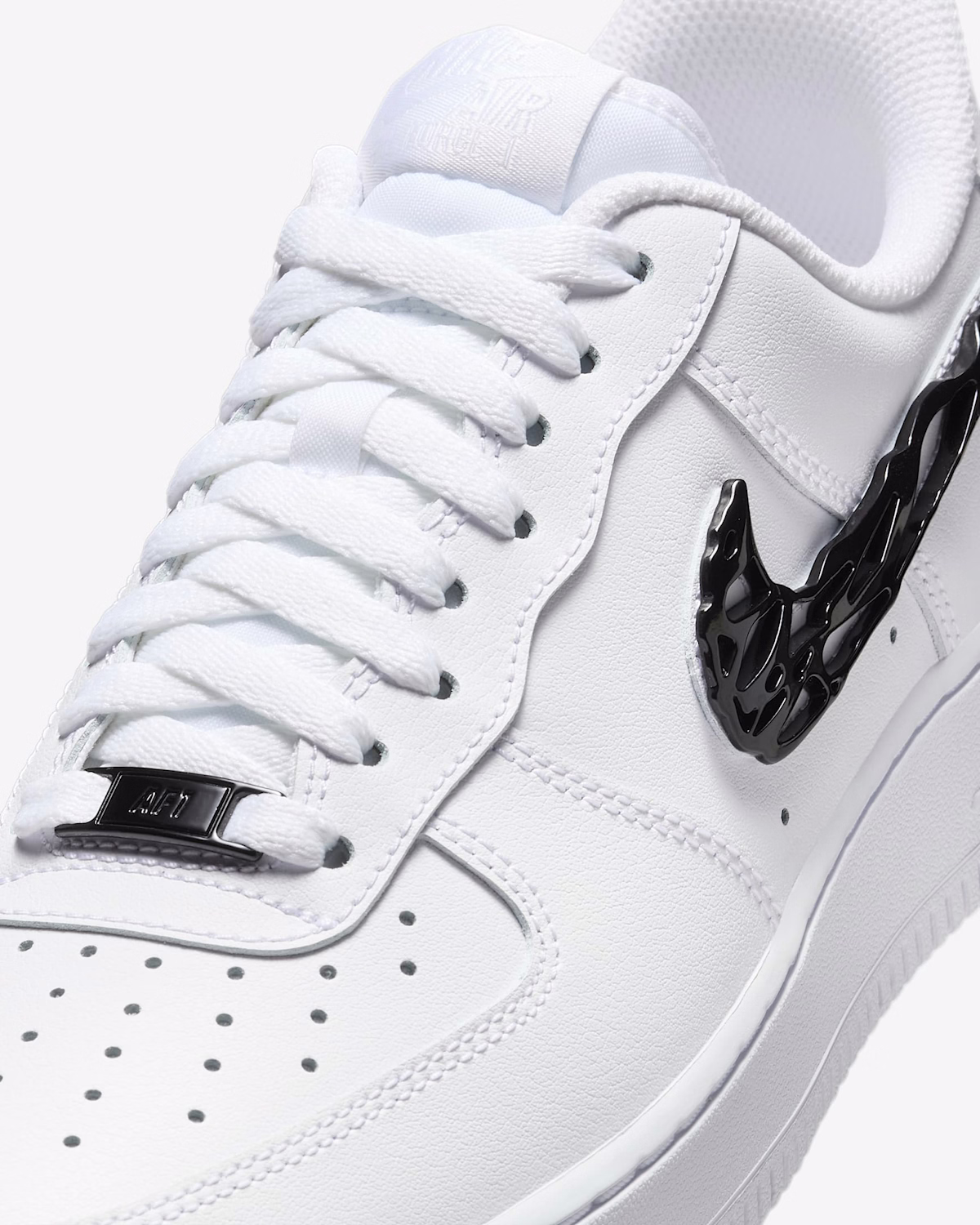 (Women) Nike Air Force 1 '07 LX 'Molten Metal Swoosh Pack - Black'