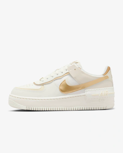 (Women) Nike Air Force 1 Shadow 'Sail Metallic Gold'