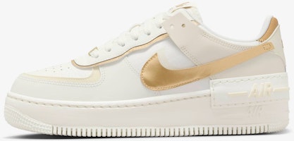 (Women) Nike Air Force 1 Shadow 'Sail Metallic Gold' DZ1847-108 (Women) Nike Air Force 1 Shadow 'Sail Metallic Gold' DZ1847-108