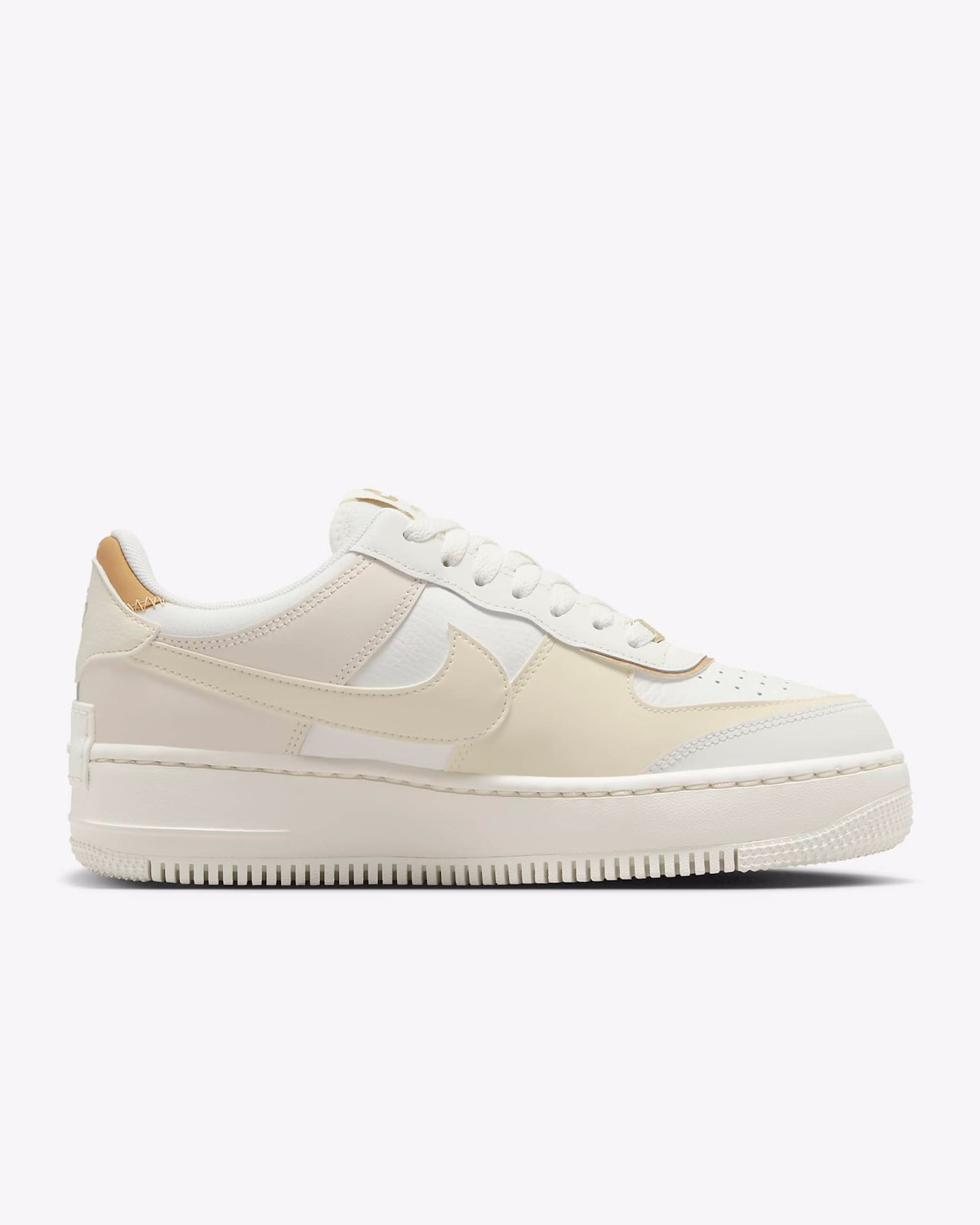 (Women) Nike Air Force 1 Shadow 'Sail Metallic Gold'
