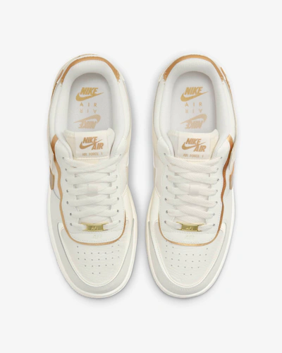 (Women) Nike Air Force 1 Shadow 'Sail Metallic Gold'