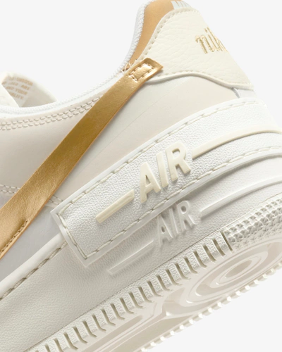(Women) Nike Air Force 1 Shadow 'Sail Metallic Gold'