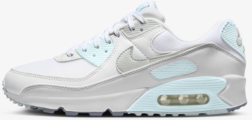 (Women) Nike Air Max 90 'White Glacier Blue' DH8010-104 Buy (Women) Nike Air Max 90 'White Glacier Blue' DH8010-104