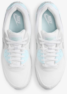 (Women) Nike Air Max 90 'White Glacier Blue' DH8010-104 Shop (Women) Nike Air Max 90 'White Glacier Blue' DH8010-104
