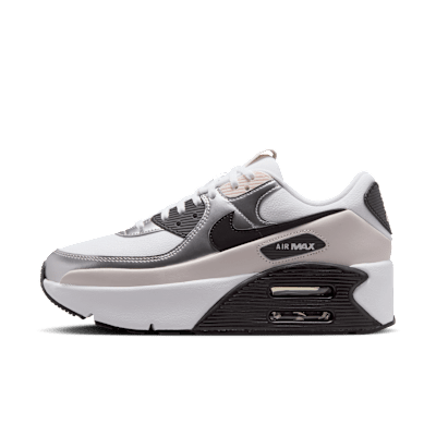(Women) Nike Air Max 90 LV8 'Phantom Metallic Silver Black' IB0170-100