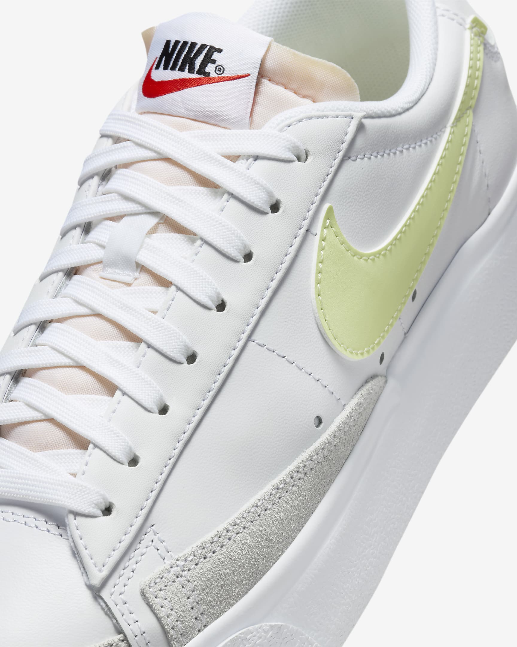 Sizing (Women) Nike Blazer Low Platform 'White Life Lime' DJ0292-115