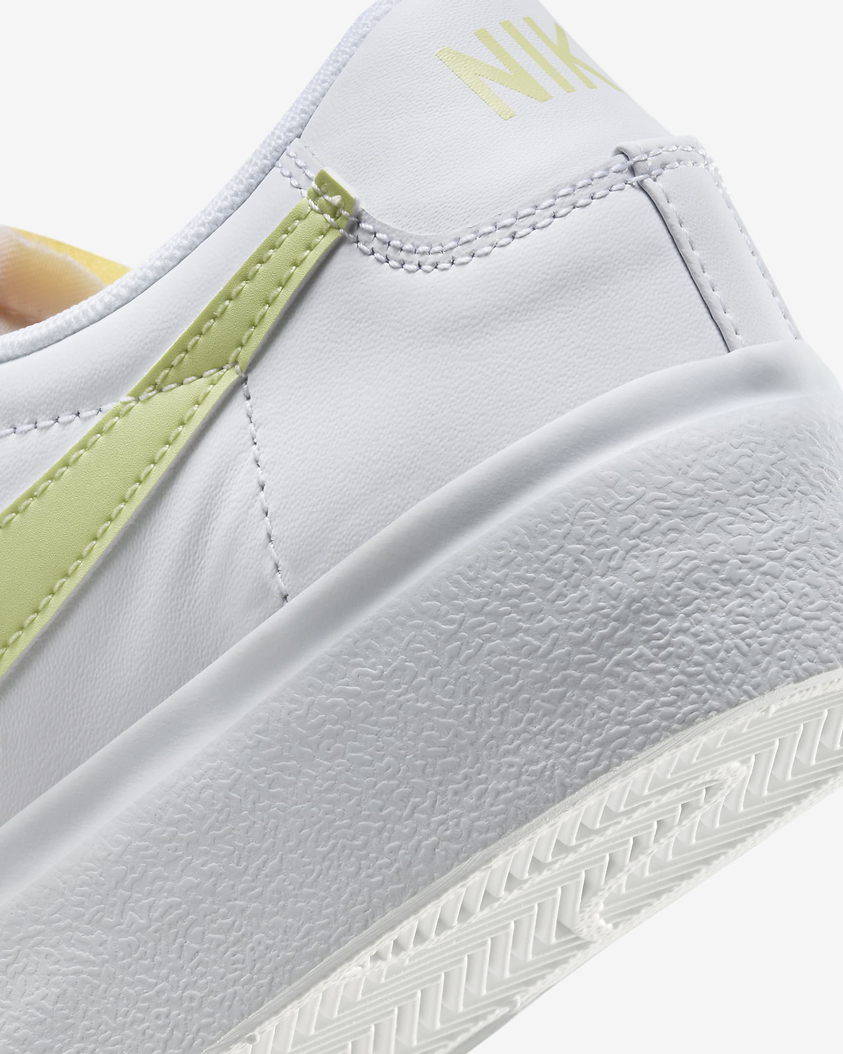 Cheap (Women) Nike Blazer Low Platform 'White Life Lime' DJ0292-115