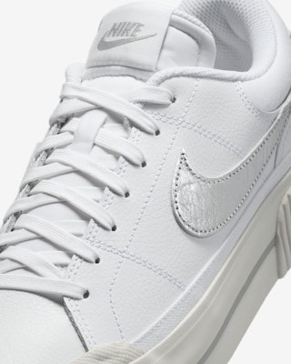 (Women) Nike Court Legacy Lift 'White Metallic Silver' HQ2307-100 Sizing (Women) Nike Court Legacy Lift 'White Metallic Silver' HQ2307-100