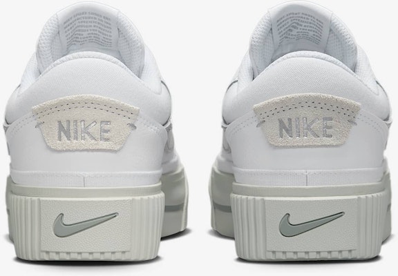 (Women) Nike Court Legacy Lift 'White Metallic Silver' HQ2307-100 Details for (Women) Nike Court Legacy Lift 'White Metallic Silver' HQ2307-100