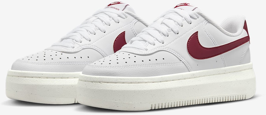 (Women) Nike Court Vision Alta 'White Team Red' DZ5394-103 Shop (Women) Nike Court Vision Alta 'White Team Red' DZ5394-103