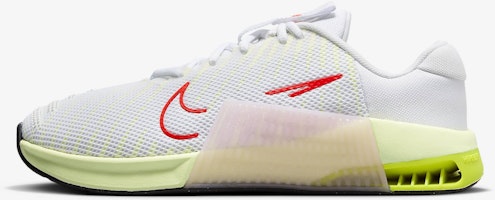 (Women) Nike Metcon 9 'White Volt Crimson' DZ2537-101 (Women) Nike Metcon 9 'White Volt Crimson' DZ2537-101