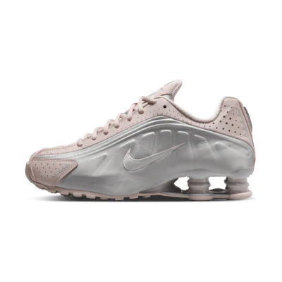 (W) Nike Shox R4 'Barely Rose Metallic Platinum'